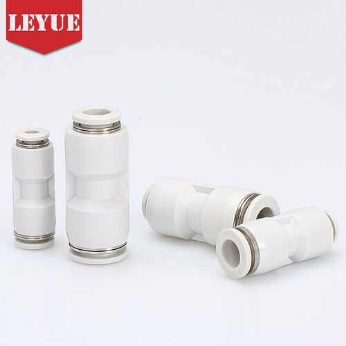 亚德客型白色气动接头APU二通直通APV 两通 APG-4 6 8 10 12 变径 - 图2