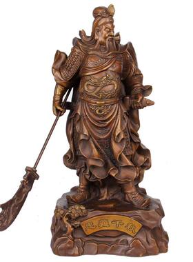 朴忠义千秋铜忠义千摆器件铜公摆件铜武秋财财榊摆关件