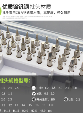 32合一螺丝刀套装 手机维修家用多功能拆机起子改锥十字一字批头