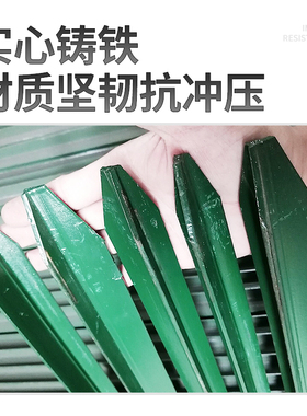 铁丝网Y型尖头实心立柱三角铁立柱户外养殖护栏网柱围网铸铁柱子