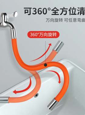 水龙头过滤器家用自来水延长管通用接头厨房龙头滤嘴延伸防溅神器