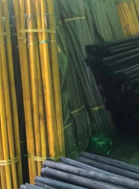 加高实木三脚架 开业花篮 黑色木质花架I 花店插大麦花专用 可折
