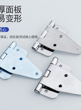 304不锈钢HFR23-85长板加宽合页偏置配电柜机箱柜体工业铰链加厚