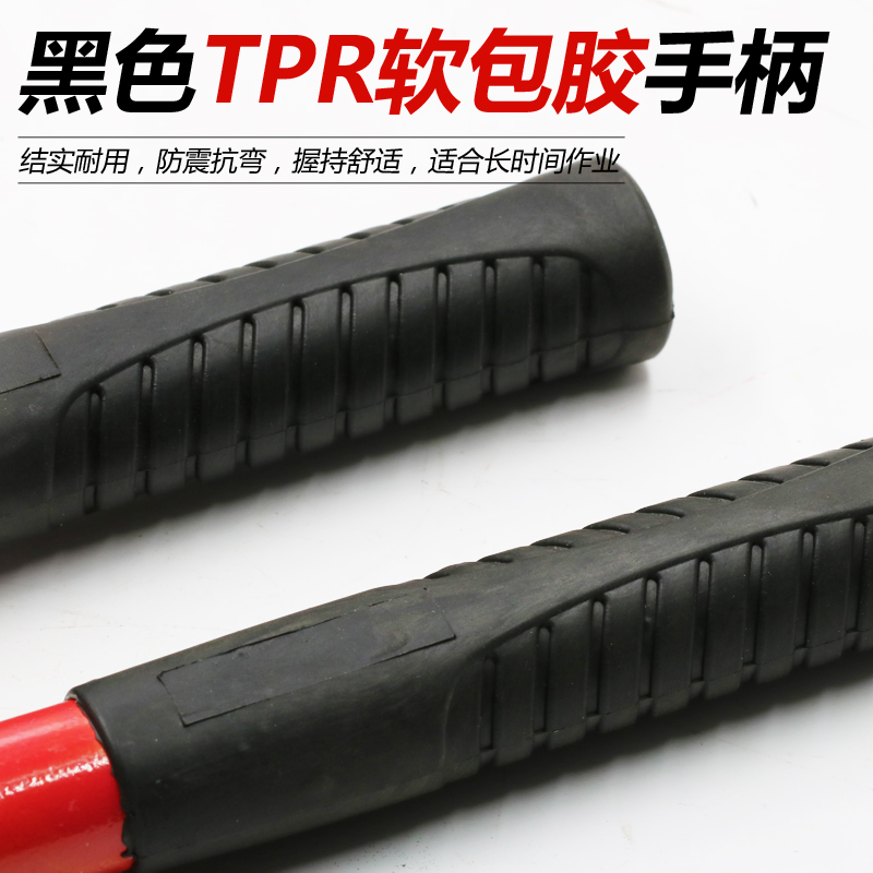 美高111 八角锤大铁锤石工锤消防锤铁榔头木工铁锤铁锤子2P3P4P6P - 图2