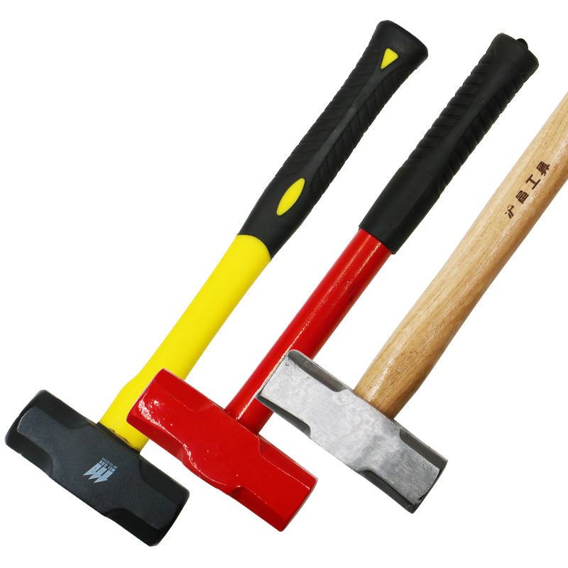 美高111 八角锤大铁锤石工锤消防锤铁榔头木工铁锤铁锤子2P3P4P6P - 图3