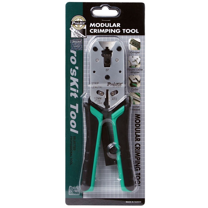 正品进口台湾宝工CP-376VR锌铝合金 网络压接钳8P 网线钳 网络钳 - 图3