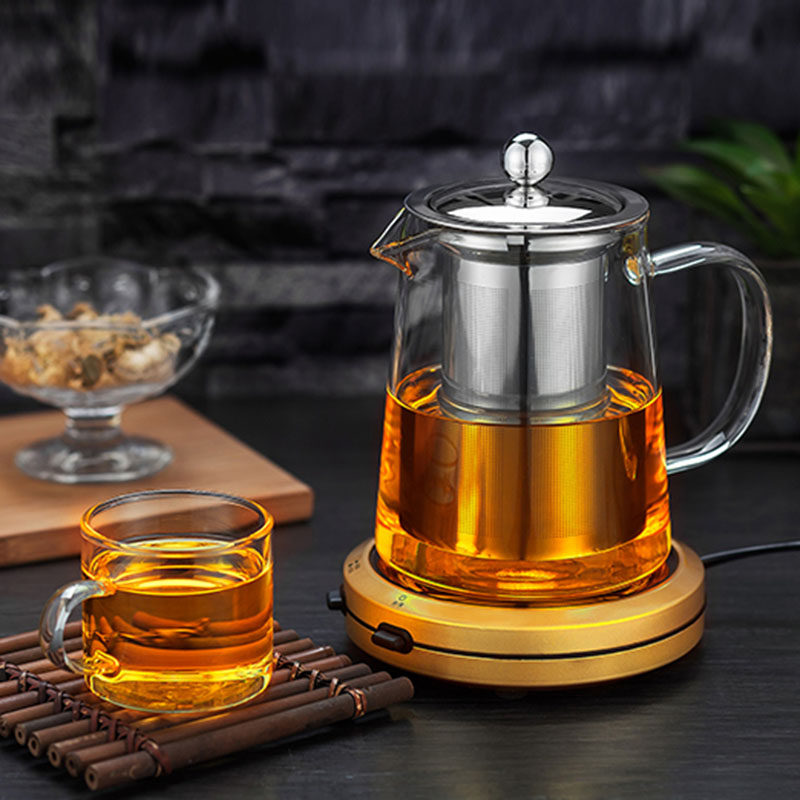 不锈钢玻璃飘逸杯泡茶壶花茶冲茶器过滤器耐热养生茶具套装包邮,淘宝优惠券,粉丝福利购,淘宝优惠卷