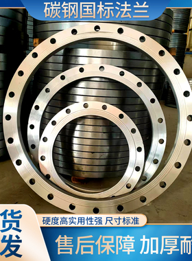 不锈钢法兰片304法兰盘碳钢焊接平焊定做大口径对焊盲板盖板dn125