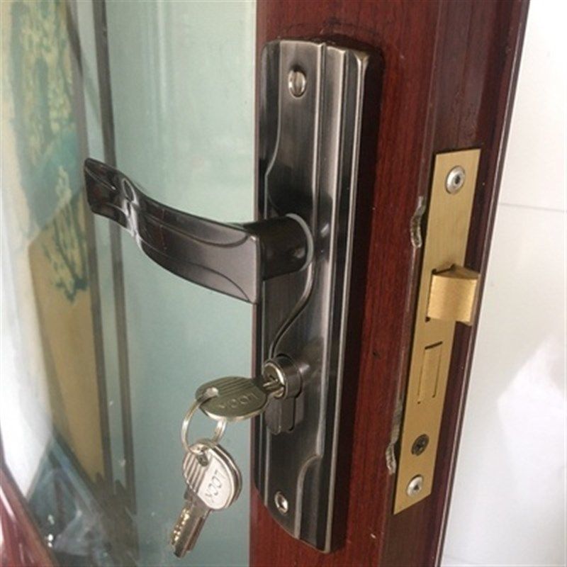 老式铁面板换锁室内卧室房门锁室内钢木门锁小50门把手门锁锁具,淘宝优惠券,粉丝福利购,淘宝优惠卷