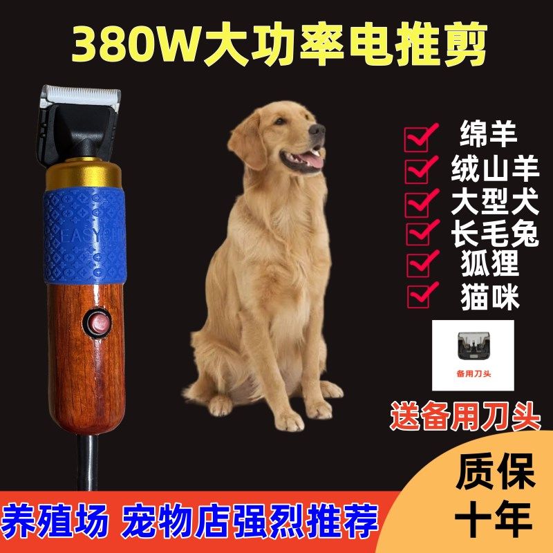 德国进口大功率380W宠物电推剪长毛兔羊毛专用剪毛电推子电动剪狗,淘宝优惠券,粉丝福利购,淘宝优惠卷