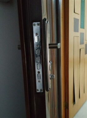 全套通用型家用大门锁防盗门整套锁具套装加厚锁心锁体双快三件套