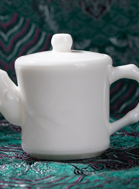 墨染留香陈清宜手工德化羊脂玉白瓷茶壶上釉壶单壶泡茶器茶具礼品