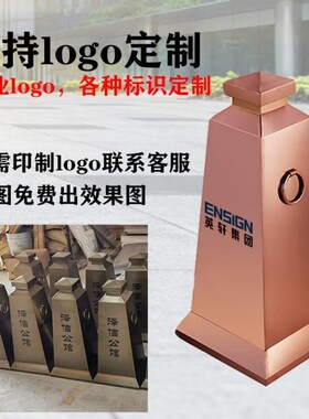 高档不锈钢路锥警示指示牌路障方锥请勿泊车反光锥停车锥雪糕筒桶