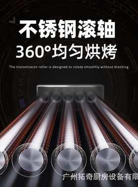 拓奇烤肠机商用小型热狗机全自动烤香肠机台式节能恒温烤火腿肠机