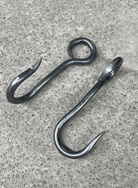 扁担钩子钢筋吊钩家用挑水挑土S钩挂钩园林工具起重铁钩货钩拉钩