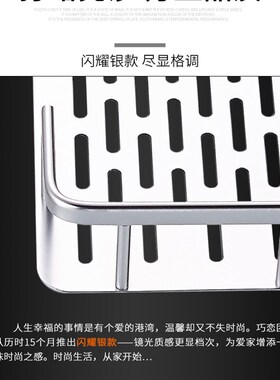 太空铝三层三角架三角形浴室置物架卫生间置物架打孔安装铝合金