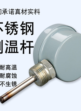 WSS-311径向型双金属温度计管道工业用温度表水温蒸汽指针高温
