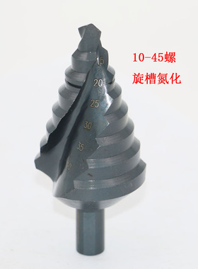 三角柄镀钛/氮化直槽阶梯钻10-45MM/台阶钻/扩孔钻头/高速钢4241
