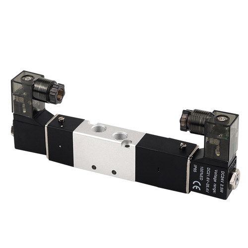 三位五通双头线圈电磁阀4V130-06 AC220V DC24V DC12V AC110V - 图3