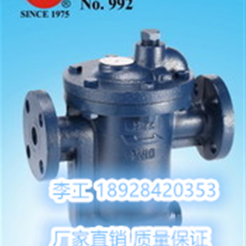 995法兰倒吊桶疏水阀 进口蒸汽疏水阀 台湾DSC法兰疏水器倒置桶式 - 图1