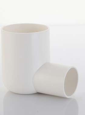 pvc75管变径弯头内外插地漏移位圆管配件卫生间阳台下水异径50管