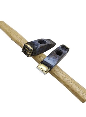 石材雕刻锤合金钳工锤玉石打磨整形锤复古工具合金凿毛锤凿荔枝面