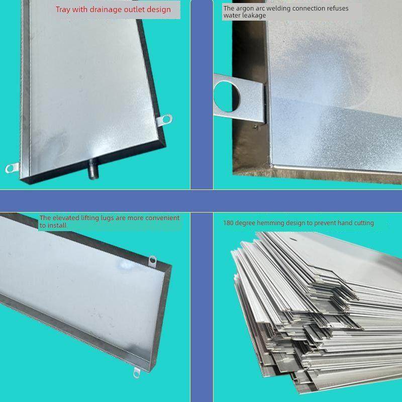 304不锈钢空调接水盘滴水盘定制201不锈钢长方形托盘手工盘积水盘,淘宝优惠券,粉丝福利购,淘宝优惠卷
