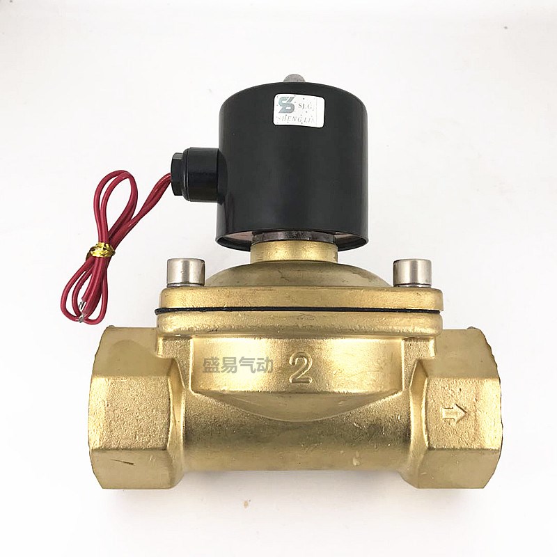 SLGPC 2W500-50常闭电磁阀UW-50 2寸水阀气阀 AC220V DC24V 盛隆 - 图2