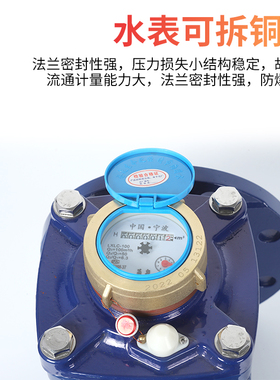 LXLC/G国标可拆干式螺翼式数字冷水表150自来水防冻热水表dn5080