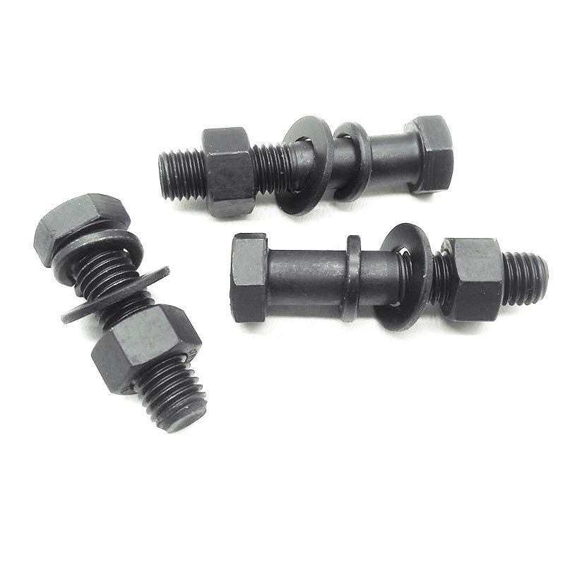 12.9级高强度外六角螺丝螺母螺栓套装M8M10M12M14M16M18M20M22M24 - 图1