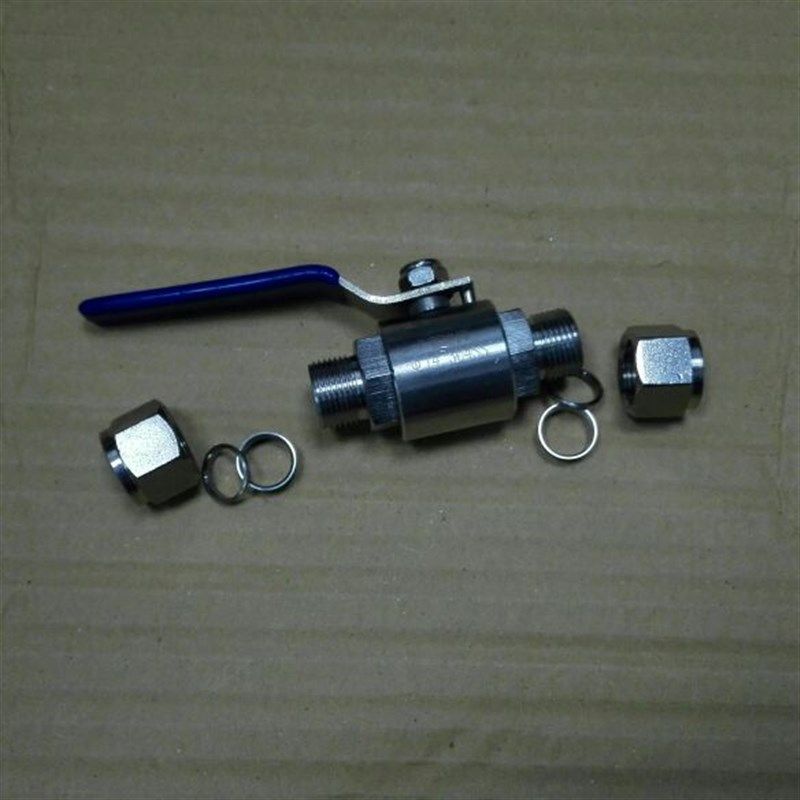 14mm不锈钢卡套球阀 两边可卡接外径14mm不锈钢管 304材质 开关,淘宝优惠券,粉丝福利购,淘宝优惠卷