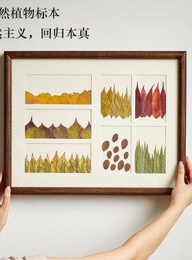 电表箱装饰画免打孔现代简约遮挡客厅配U电箱实木挂画