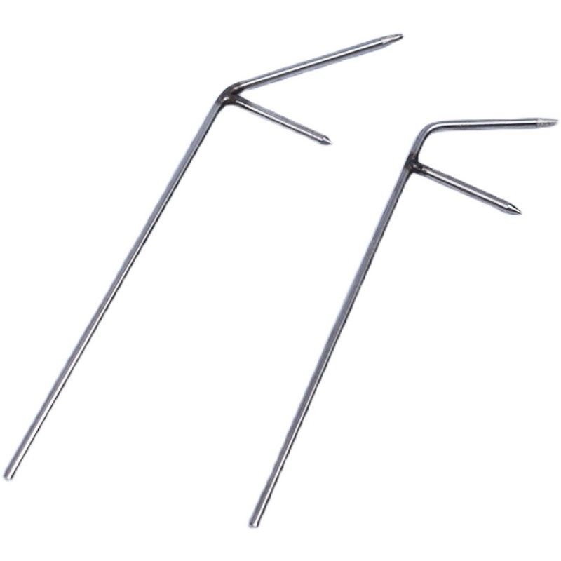 不锈钢叉子7字挂钩非标定制尖尖挂钩焊接异型件定做4MM粗,淘宝优惠券,粉丝福利购,淘宝优惠卷