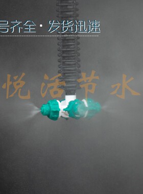 单/四/多出口喷雾器头园林绿化大棚灌溉喷淋系统洒水微喷雾化喷头