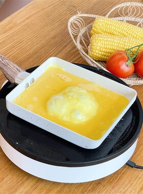 轻松做早b餐的不二之选!大理石纹复底玉子烧