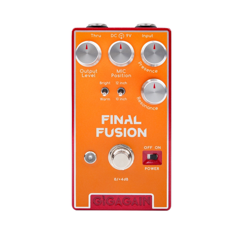 GIGAGAIN 主动式DI盒FinalFusion 吉他箱体模拟多功能电吉他单块 - 图3