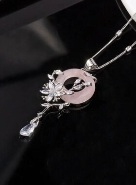 一帘幽梦流苏长款微镶锆石复古毛衣链简约百搭日韩秋冬款高档配饰