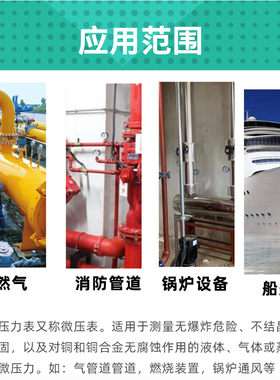 YE100BF全不锈钢膜盒压力表 100KPA耐高温高压水压汽压真空压力表
