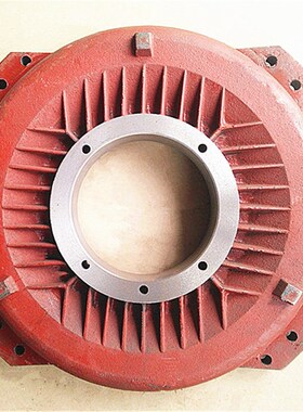 YE2端盖355三相卧式电机端盖 卧盖平盖前后挡盖185KW 240KW铸铁盖