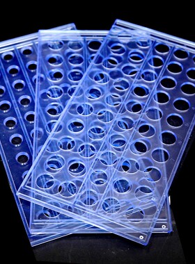 塑料试管架50孔孔径18mm化验室采血管架40孔三层可拆卸离心管架子
