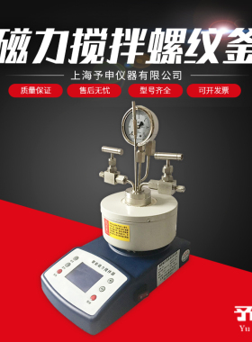 两阀一表螺纹釜/不锈钢高温高压反应釜/实验室反应釜器材/水热釜