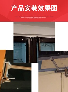 加重型防火门美标顺位器304不锈钢精铸顺位器 双开门顺序器缓存器
