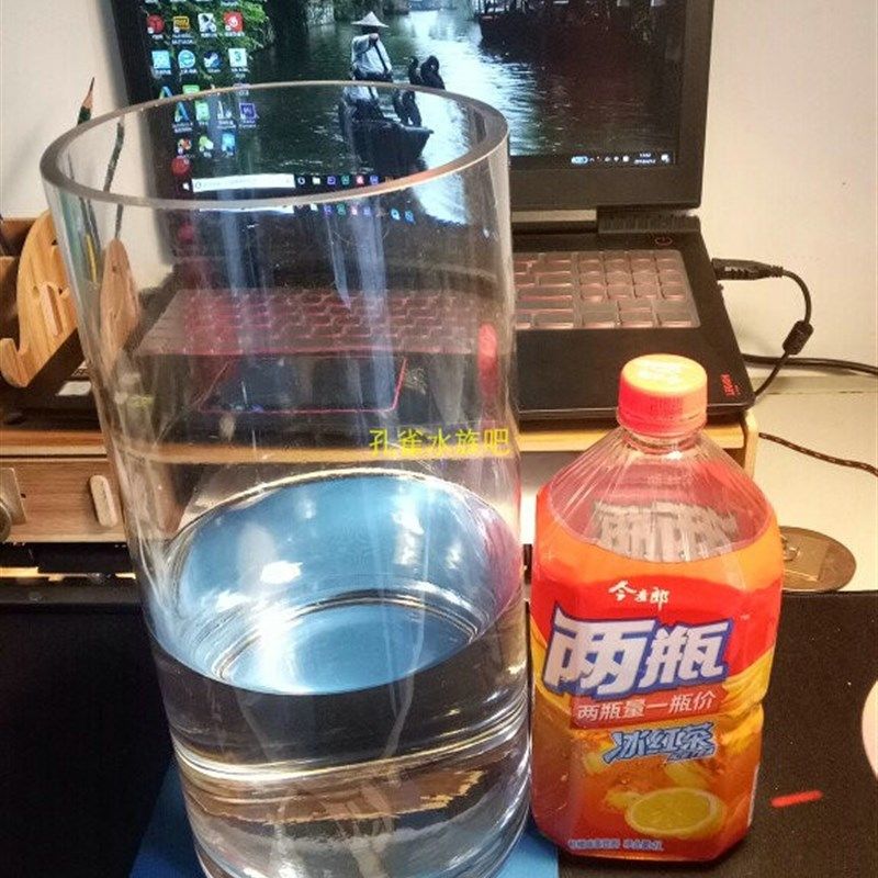 特大号透明圆柱形玻璃金鱼缸创意超白生态玻璃鱼缸水培花瓶包邮,淘宝优惠券,粉丝福利购,淘宝优惠卷