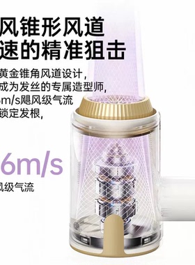 名创优品大功率蓝光吹风机可折叠
