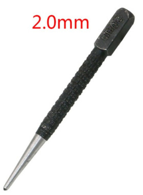 样冲中心冲定位冲圆柱冲钳工钻孔打眼销子冲子顶出冲1.5 2 3mm