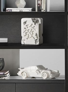 现代约艺术雕塑发字车型摆简件家居客关酒店样品间软玄装JR202022