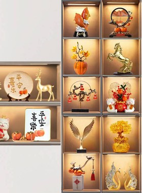 新房酒柜装饰品摆件轻奢高档玄关餐边客厅电视P柜家居饰品乔迁礼