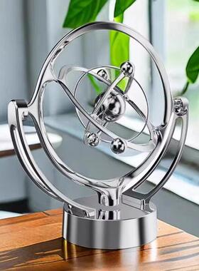 新款地球永动仪 桌面模型旋转磁性摇摆器天体仪轨道摆件