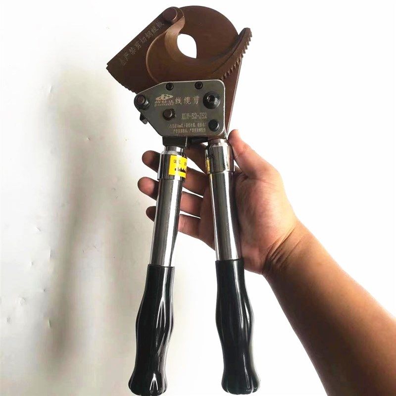 柏仕达线缆剪XLT-52-J52铠装电缆剪齿轮剪刀伸缩棘轮切刀单芯400,淘宝优惠券,粉丝福利购,淘宝优惠卷