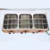 Factory direct sales commercial oden cooking machine Jiugongge skewers fragrant snack equipment three-cylinder wooden frame oden cooking machine